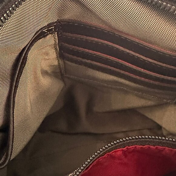 TUMI, Voyager Canvas Leather Cross Body Bag - Picture 6 of 16